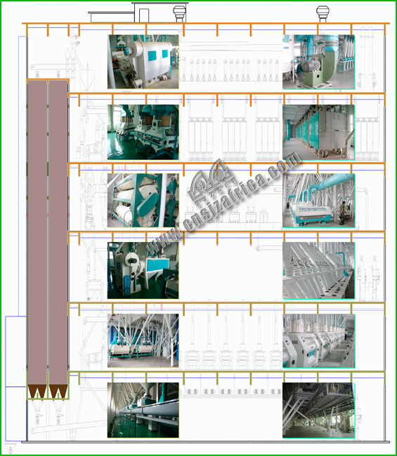 500T/24h PLANT LAYOUT